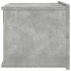 Noční stolky 2 ks betonově šedé 40x30x30 cm kompozitní dřevo 801062