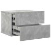 Noční stolky 2 ks betonově šedé 40x30x30 cm kompozitní dřevo 801062