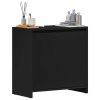 Koupelnová skříňka černá 60 x 33 x 61 cm kompozitní dřevo 802643