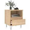 Noční stolky 2 ks dub sonoma 40 x 35 x 50 cm kompozitní dřevo 830627
