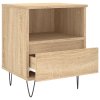 Noční stolky 2 ks dub sonoma 40 x 35 x 50 cm kompozitní dřevo 830627