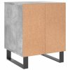 Noční stolky 2 ks betonově šedé 40x35x50 cm kompozitní dřevo 830741