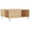 Konferenční stolek dub sonoma 80x80x36,5 cm kompozitní dřevo 830783