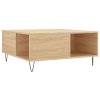 Konferenční stolek dub sonoma 80x80x36,5 cm kompozitní dřevo 830783