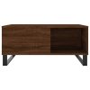 Konferenční stolek hnědý dub 80 x 80 x 36,5 cm kompozitní dřevo 830795