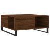 Konferenční stolek hnědý dub 80 x 80 x 36,5 cm kompozitní dřevo 830795