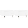 Konferenční stolky 2 ks bílé 50 x 46 x 35 cm kompozitní dřevo 830845