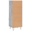 Skříň highboard betonově šedá 40 x 36 x 110 cm kompozitní dřevo 831512