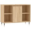 Koupelnová skříňka dub sonoma 80 x 33 x 60 cm kompozitní dřevo 831623