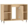 Koupelnová skříňka dub sonoma 80 x 33 x 60 cm kompozitní dřevo 831623