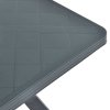Bistro stolek antracitový 70 x 70 x 72 cm plast 48801