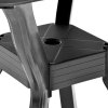 Bistro stolek antracitový 70 x 70 x 72 cm plast 48801