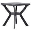 Bistro stolek antracitový 70 x 70 x 72 cm plast 48801