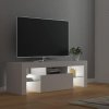 TV skříňka s LED osvětlením bílá 120 x 35 x 40 cm 804346