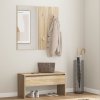 Sada nábytku do předsíně dub sonoma kompozitní dřevo 808786