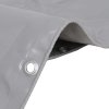 Plachta 650 g/m² 4 x 4 m šedá 43813