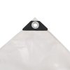 Plachta 650 g/m² 3 x 3 m bílá 43839
