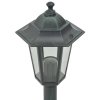 Zahradní sloupové lampy 6 ks E27 110 cm hliníkové tmavě zelené 44214