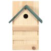 Ptačí budky 4 ks 23 x 19 x 33 cm jedlové dveře 47248