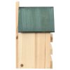 Ptačí budky 4 ks 23 x 19 x 33 cm jedlové dveře 47248