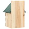 Ptačí budky 4 ks 23 x 19 x 33 cm jedlové dveře 47248