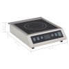 Stolní elektrický indukční vařič s dotykovým displejem 3500 W 50981