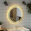 Koupelnové LED zrcadlo 70 cm kulaté 353280