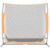 Golfová tréninková síť černá a červená 215x107x216 cm polyester 93753