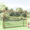 Golfová tréninková síť černá a červená 305x91x213 cm polyester 93751
