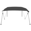 Bimini stříška se 4 oblouky antracitová 243 x 210 x 137 cm 93139