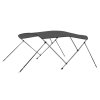 Bimini stříška se 3 oblouky antracitová 183 x 196 x 137 cm 93136