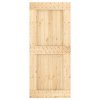 Dveře NARVIK 90 x 210 cm masivní borové dřevo 154439