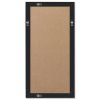 Nástěnné zrcadlo barokní styl 100 x 50 cm stříbrné 243681