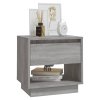 Noční stolky 2 ks šedé sonoma 45 x 34 x 44 cm kompozitní dřevo 812984