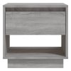 Noční stolky 2 ks šedé sonoma 45 x 34 x 44 cm kompozitní dřevo 812984