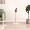 Škrabadlo pro kočky se sisalovými sloupky krémové 73 cm 172034