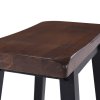 Barový set 3 ks MDF černý 245363