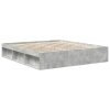 Rám postele betonově šedý 180 x 200 cm Super King Size 3203883