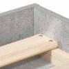 Rám postele betonově šedý 180 x 200 cm Super King Size 3203883
