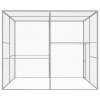 Klec pro kočky 3 x 3 x 2,5 m pozinkovaná ocel 146361