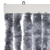 Závěs proti hmyzu stříbrný 100 x 220 cm Chenille 284287
