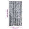 Závěs proti hmyzu stříbrný 100 x 220 cm Chenille 284287