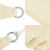 Plachta proti slunci 160 g/m² krémová 3 x 4 m HDPE 311182