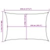 Plachta proti slunci 160 g/m² béžová 3 x 4,5 m HDPE 311128