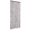 Závěs proti hmyzu hnědo-béžový 90 x 200 cm Chenille 315130