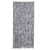 Závěs proti hmyzu stříbrný 90 x 200 cm Chenille 315139