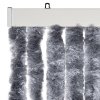 Závěs proti hmyzu stříbrný 90 x 200 cm Chenille 315139