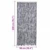 Závěs proti hmyzu stříbrný 90 x 200 cm Chenille 315139