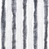 Závěs proti hmyzu šedobílý 90 x 200 cm Chenille 315124