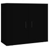 Skříň highboard černá kompozitní dřevo 3185360